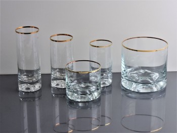 Vasos Eclipse F/Oro - Plata