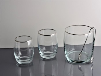 Vasos Nihuil F/Oro - Plata