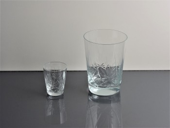 Vasos Conico Tallados