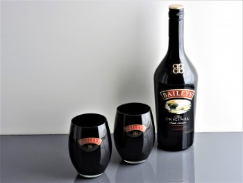 Vaso Dalia C/Negro P/Licores