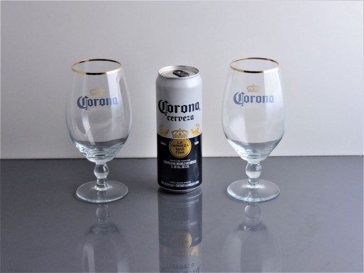 Copa Cervecera con Logo - Filete Oro