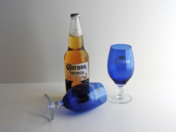 Copa Corona c/logo c/Azul