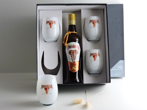 Packaging Vaso Dalia Cabernet C/Blanco C/Logo