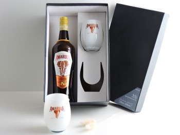 Packaging Vaso Dalia Cabernet C/Blanco C/Logo