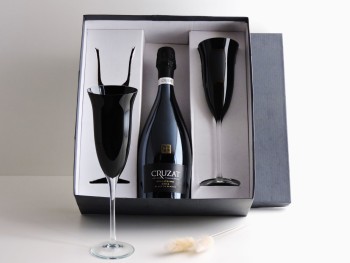 Packaging Copa Orquidea Champagne C/Negro