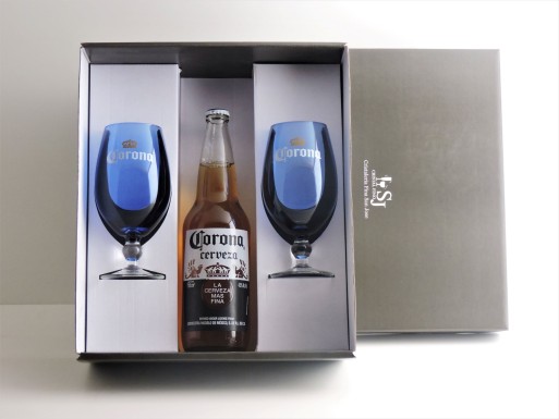 Packaging Copa Balon c/Logo c/Azul