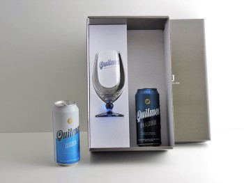 Packaging Copa Balon Lisa c/Logo p/Azul