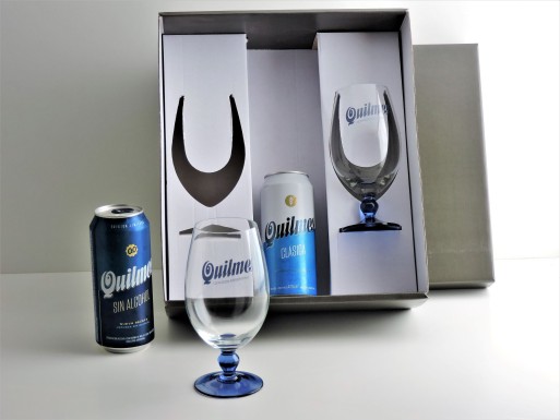 Packaging Copa Balon Lisa c/Logo p/Azul