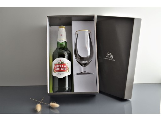 Packaging Copa Pinta Lisa C/Filete Oro y Plata