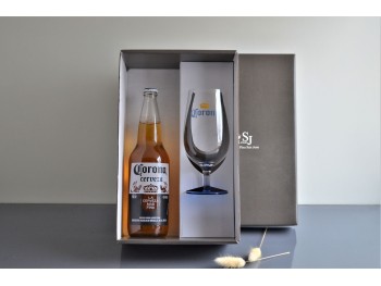 Packaging Copa Pinta Lisa c/Logo B/Azul