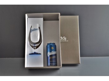 Packaging Copa Pinta Lisa c/Logo B/Azul