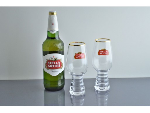 Vaso Ipa Liso C/Logo F/Oro