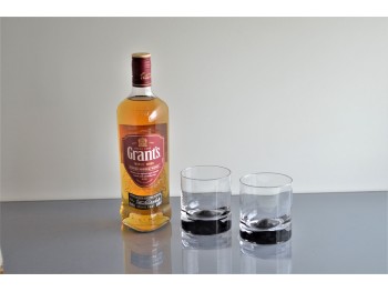 Vaso Mountain Whisky C/Fondo Color