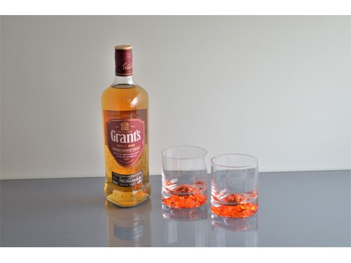Vaso Mountain Whisky C/Fondo Color