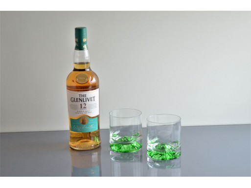 Vaso Mountain Whisky C/Fondo Color