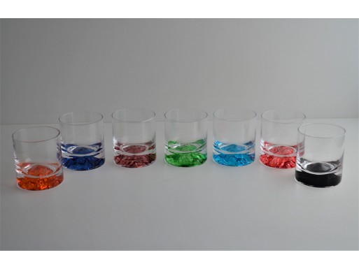 Vaso Mountain Whisky C/Fondo Color