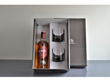 Packaging Vaso Mountain Whisky C/Fondo Color