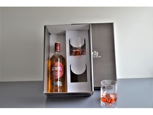 Packaging Vaso Mountain Whisky C/Fondo Color