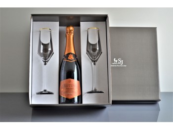 Packaging Copas Queen Champagne Lisa C/Filete Oro - Plata