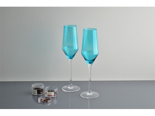 Copa Queen Champagne Caliz de Colores