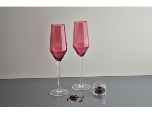 Copa Queen Champagne Caliz de Colores